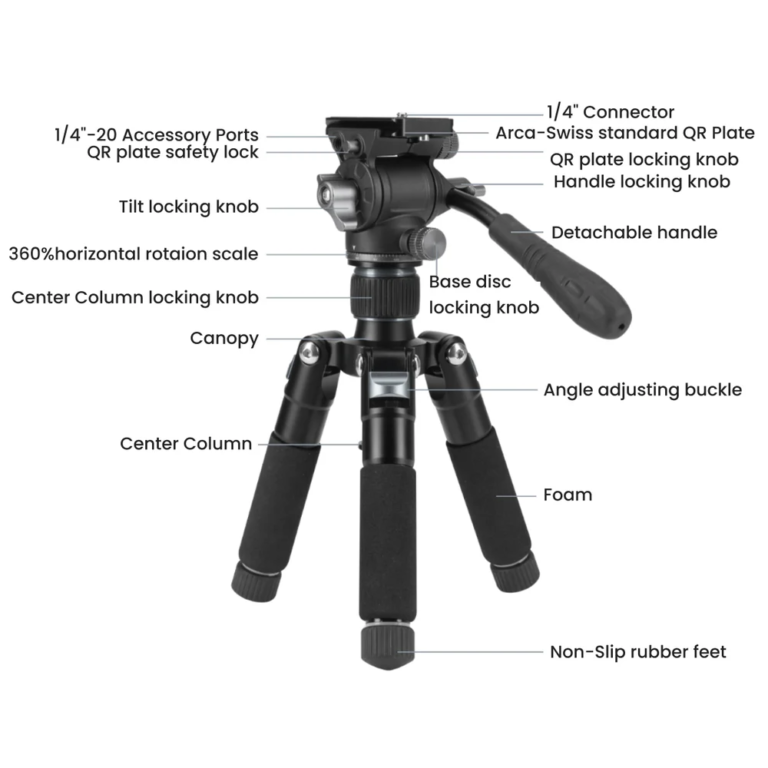 Dwarflab Mini Tripod With Hydraulic Head For Dwarf 3 5 DWARFLAB
